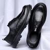 Fashion Leather Men Casual Shoes Lace Up Oxfords Classic Business Shoes Spring Autumn Shoe Retro Style Male Formal Dress Shoes Footwear