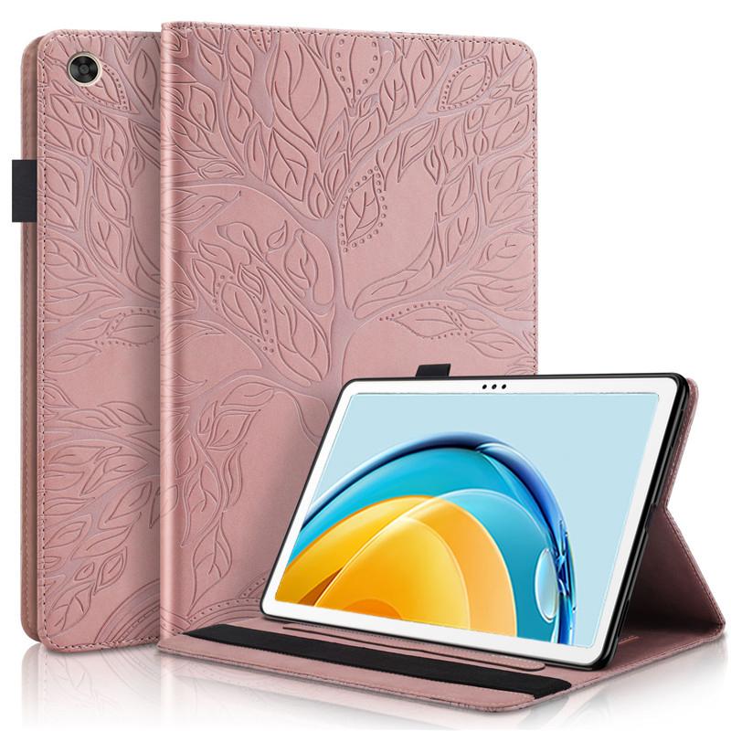 Tablet Case For Huawei MatePad SE 10.4 2022 Cover 3D Imprinted Tree Leather Silicon Stand For MatePad SE AGS5-L09 W09 10.4" Tablet Cover
