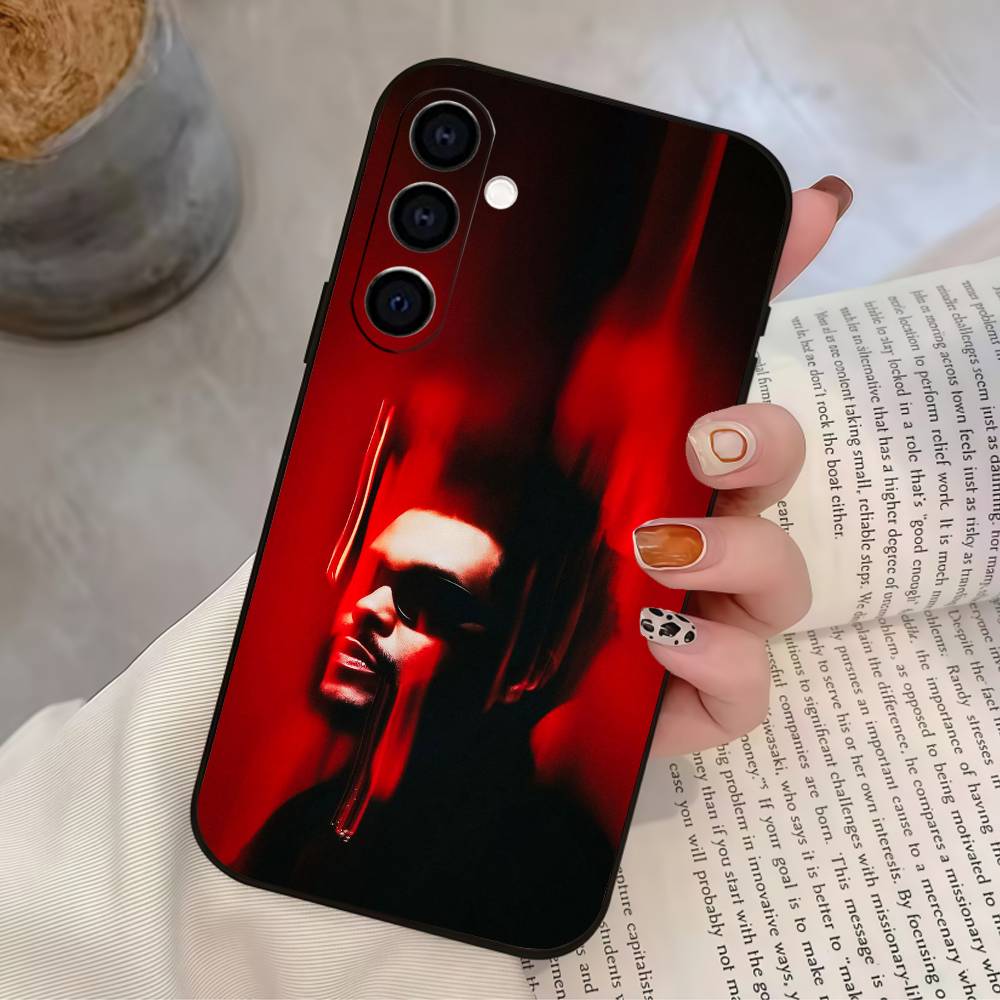 Singer The W-Weeknd Phone Case For Samsung Galaxy A73,A72,A71,A70,A53,A52,A51,Others Soft Black Cover