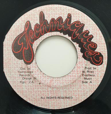 7inch Record DON EVANS - Friends  NONE Techniques Jamaica Reggae, Ska & Dub Used