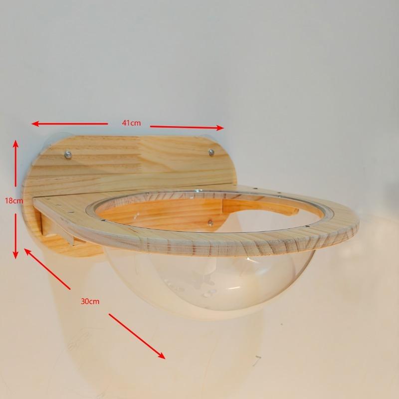 

Сосновая твердая древесина настенная кошачья капсула с перфорацией свободного пространства подвесное гнездо для кошек полка для восхождения лестница товары для животных
