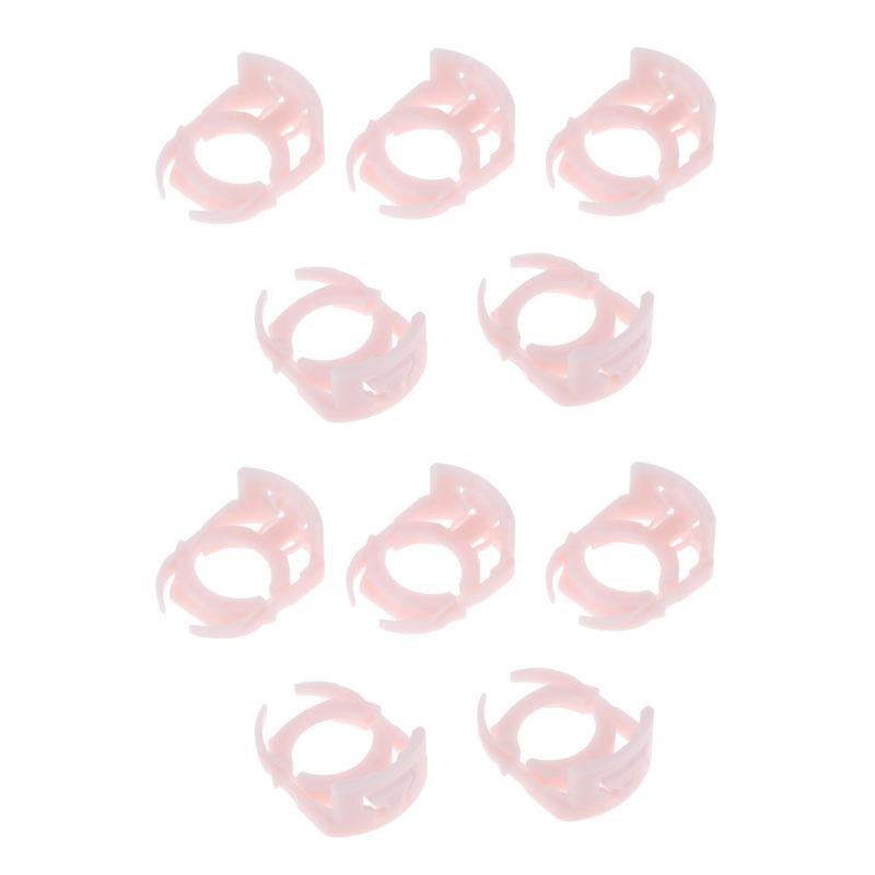 10Pcs Fuel Filter Pipe Clamp 3/8" Fuel Pipe Fixing Clamp Guide Fastener For Ford 2004 Model 7L3Z-9S317-B F Series Pickup Truck