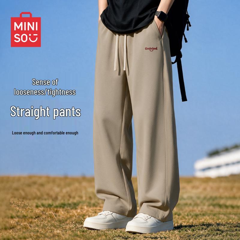 MINISO Men's Straight-Leg Casual Sport Pants