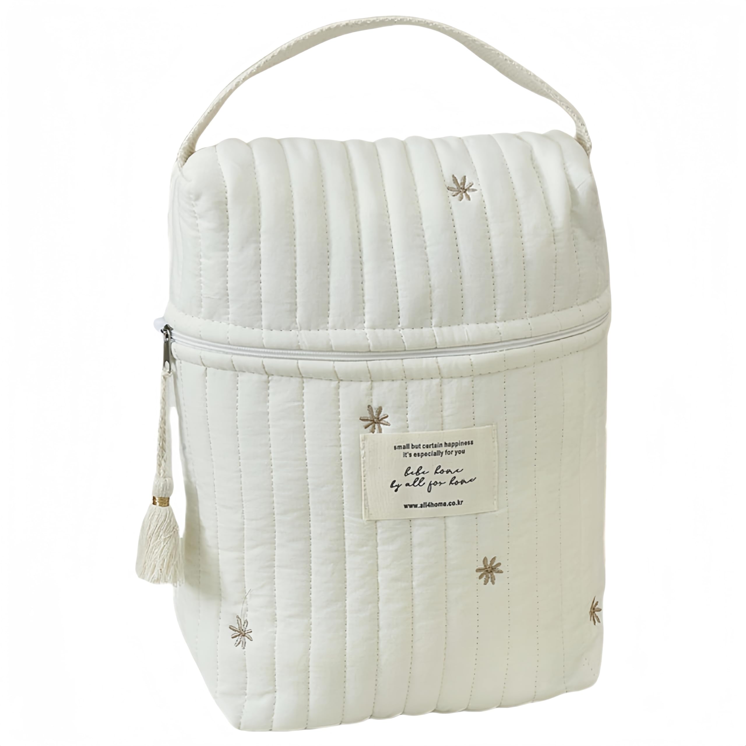 

Diaper mug quilted baby diaper bottle stroller stroller carry bottle embroidered for baby pouch, multi-purpose pouch, pouch, pouch, pouch, bag, pouch,