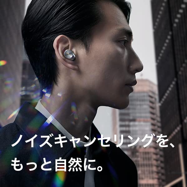 Technics Black Bluetooth Wireless Earphones with Noise LDAC Audio Fast and App Compatible EAH-AZ80-K Cancellation, 3-Device Multi-Point Connection,