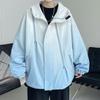 Hong Kong Style Gradient Windproof Water-Repellent Windbreaker Men's Casual Jacket for Spring and Autumn