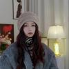 Casual Thick Knit Beanie Hat For Women With Earmuff Protection For Autumn Winter Warmth