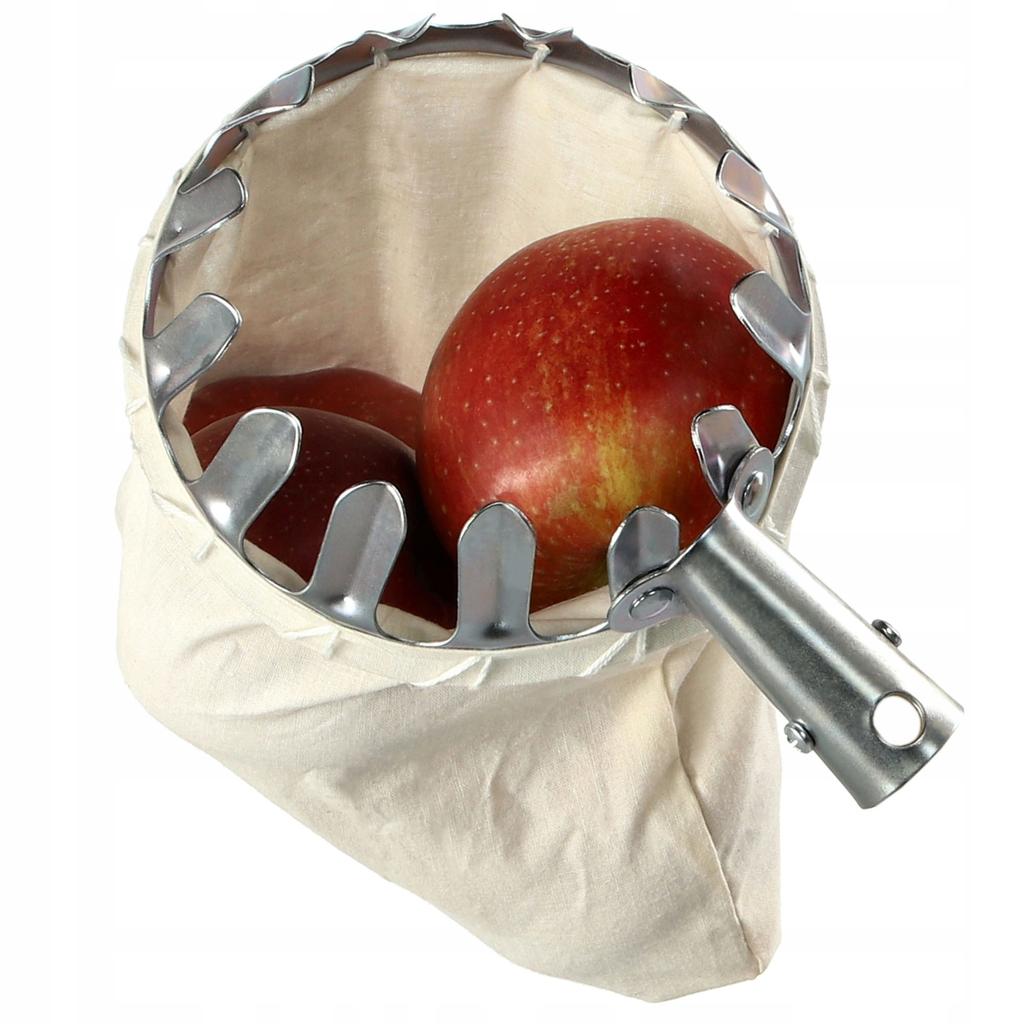 KADAX Coletor de Frutas Maçãs Saco Colhedor Coletor Rede Cabo 18cm