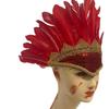 Head-mounted Feather Headdress Hair Band Carnival Costume Headwear Chief Headdress  Adult Kids