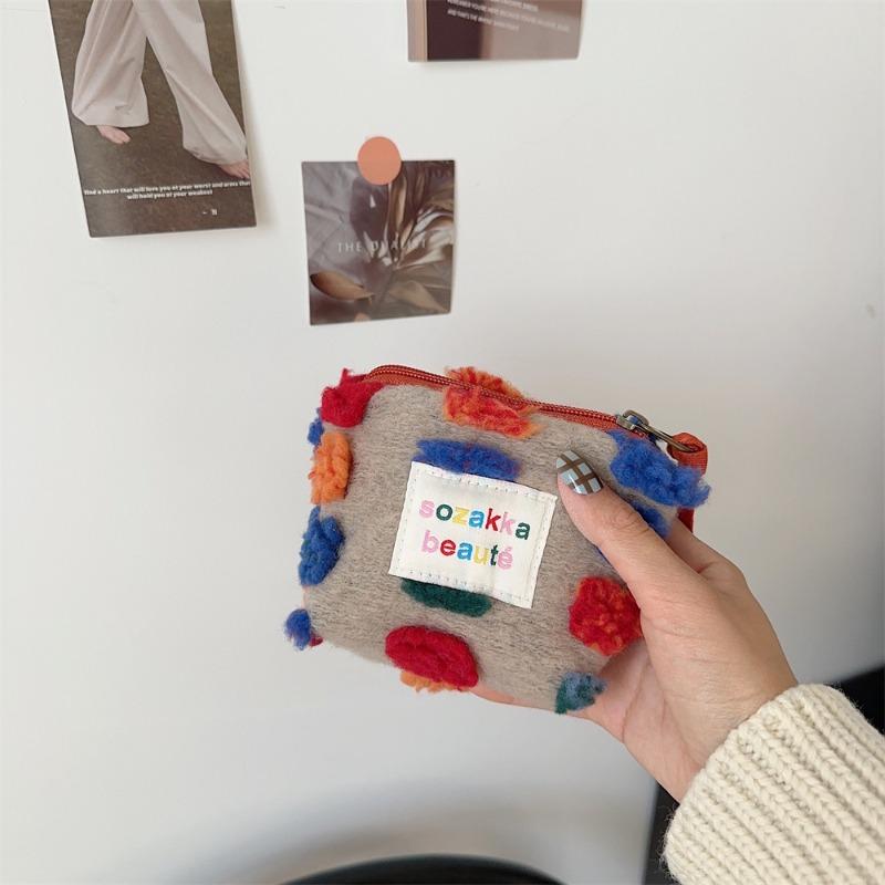 1111 Plüsch-Eimer-Tasche Damen-Tasche Neue Umhängetasche Tasche Tragbare Schultertasche Einkaufs-Aufbewahrungstasche