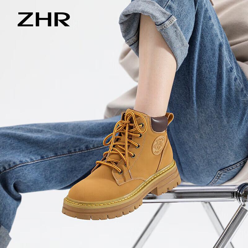 ZHR Women s Fashion Martin Boots 36