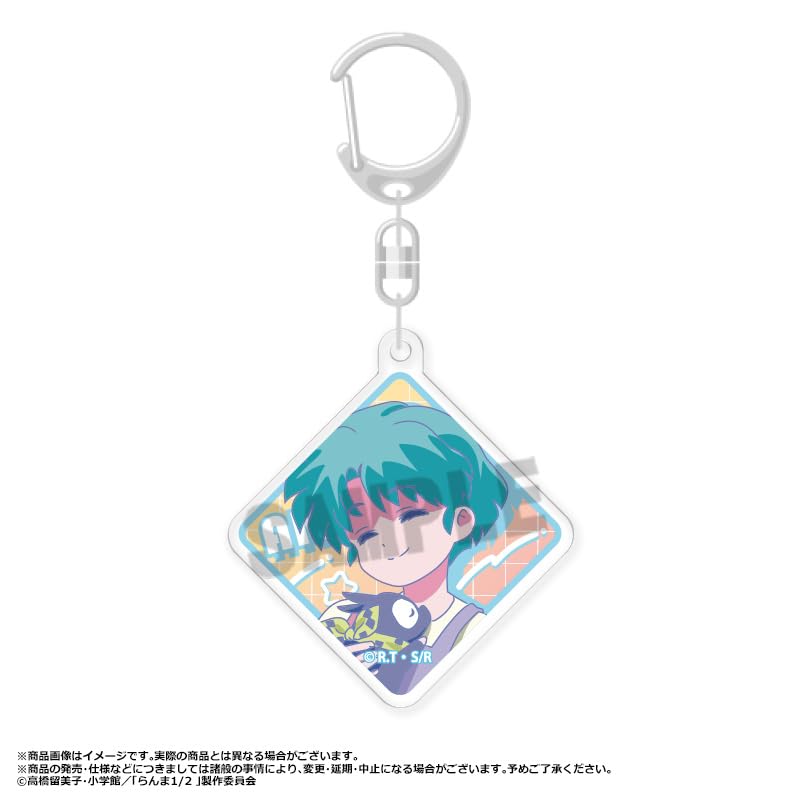 TV Anime "Ranma 1/2" Trading Acrylic Keychains RETRO POP STYLE BOX of 6