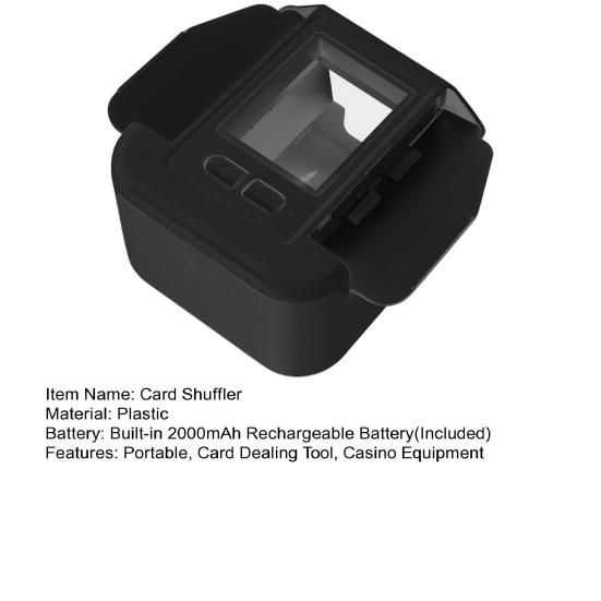 Automatic Card Shuffler 2000mAh Type-C Rechargeable Quiet Electric Poker Card Dealer Machine Card Dealing Tool Casino Equipment