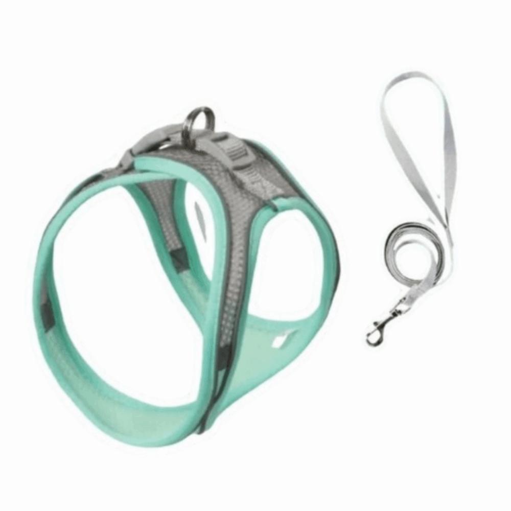 Anti-Breakage Pet Harnesses and Leashes Set Breathable Reflective Vest-Style Harness Adjustable Soft Mesh Dog Vest Chest Strap