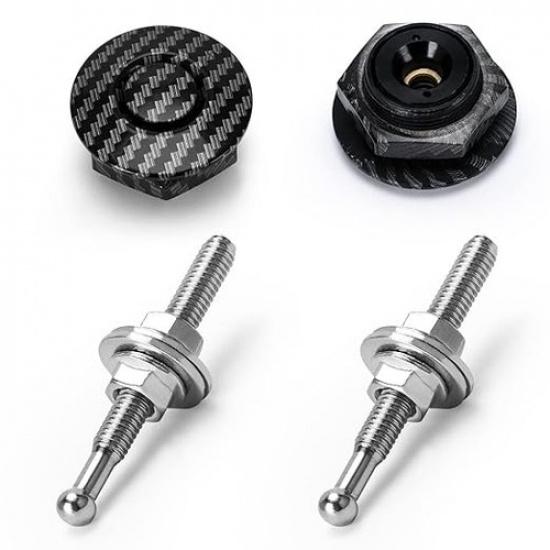 2pcs 1.25  Universal Style Quick Latch Bumper Release Fastener Push Button Bille