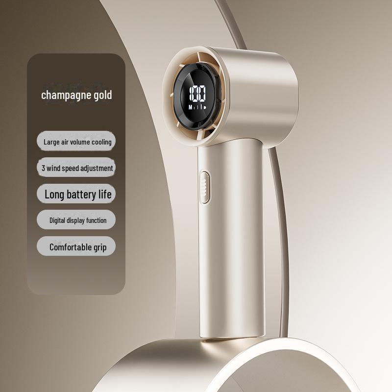 

Высокоскоростной портативный USB-перезаряжаемый уличный мини-вентилятор с цифровым дисплеем Rechargeable