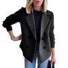 Autumn/Winter 2025 European & American Women's Knitted Sleeve Suit Collar Woolen Coat
