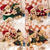 Ours en Peluche de Noël de Haute Qualité Rouge Parfait Pour les Décorations de Fêtes !
