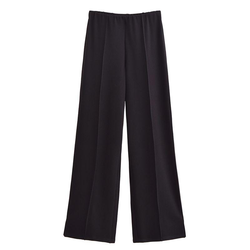 Kaslead New Arrival Women's Fashion Style Double-Sided Cloth round Neck Tops Casual Pants 3641859 3641860