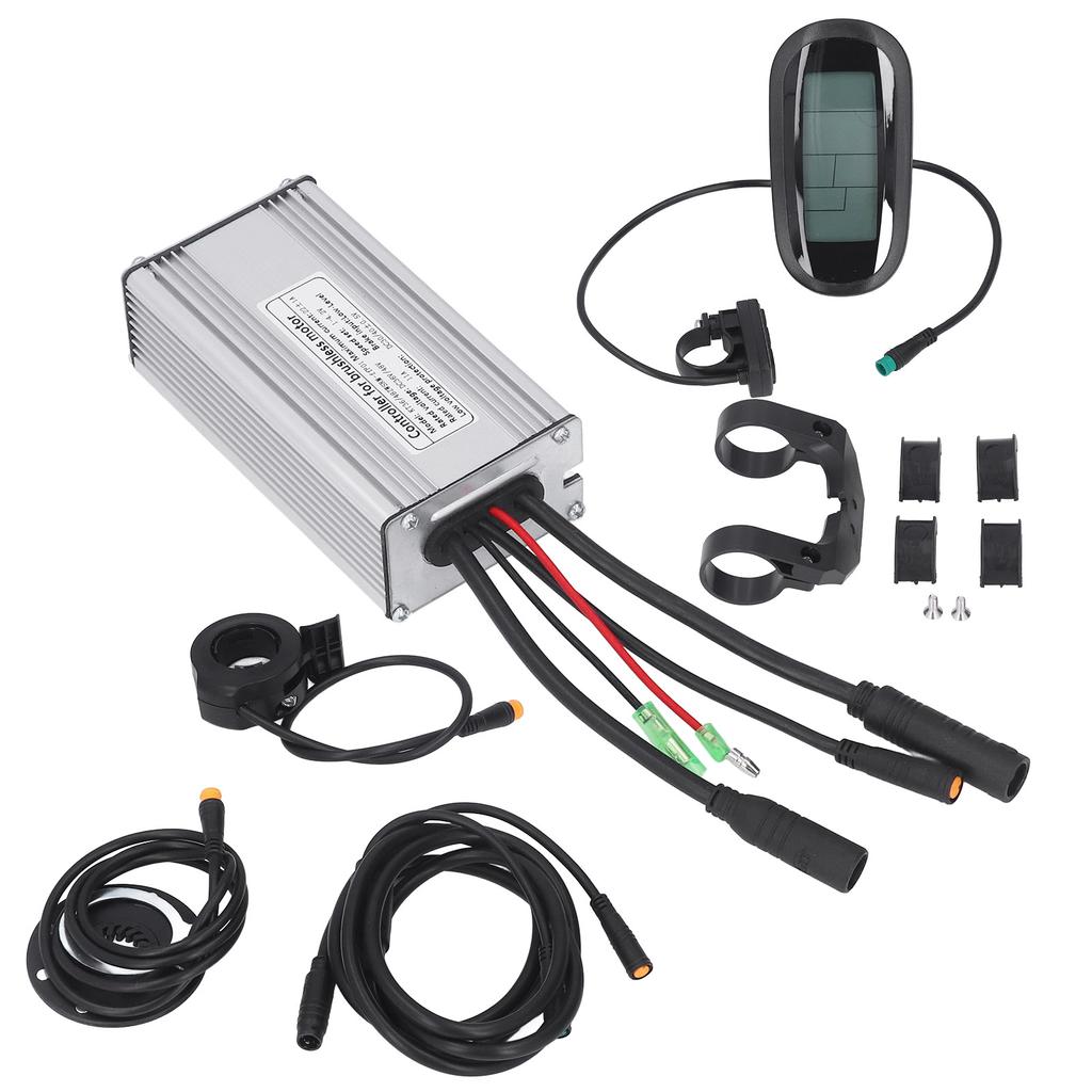 22A Sada ovladače pro elektrokolo s panelem LCD6, 130X palcovou páčkou plynu, 8C asistenčním senzorem pro 500W motor