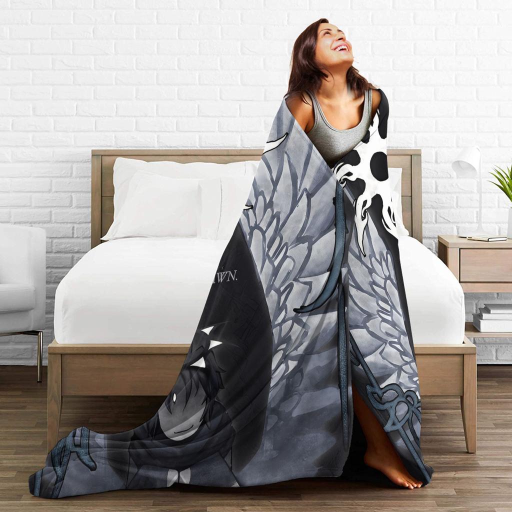 Super Soft Forsakens world video game Throw Blanket Premium Fleece Flannel Lightweight Bed Blanket Cozy Plush Blanket All Season