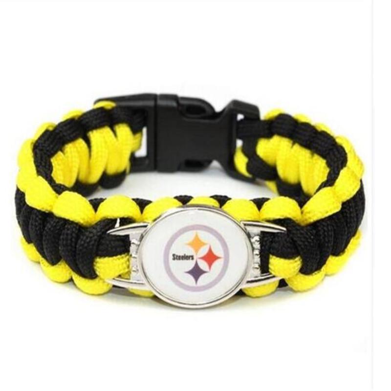 Handgeflochtenes NFL Paracord-Armband für Herren - 32 Teamoptionen für europäische & amerikanische Sportler