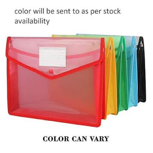 Cheque Book Folder | Document Bag | Best for A5 Size Paper | Crossline Texture JL166796836643