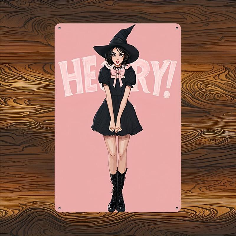 Halloween Metal Tin Sign Wall Decor 20x30cm