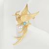 Retro Phoenix High-end Women's Elegant and Versatile Temperament, Light Luxury and High-end Sense Brooch