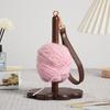 Wooden Wrist Yarn Holder Wool Ball Thread Spool DIY Yarn Stand  Knitting Tool