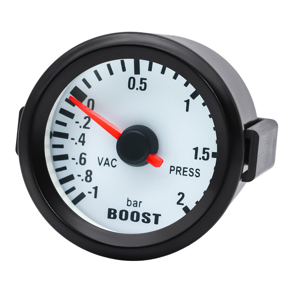 AD 52mm Car Turbo Boost Gauge Turbin -30~30 PSI -1~2 Bar Blue Backlight Pointer Clock Vacuums Round Instrument Meter DIGIT GAUG