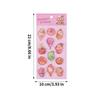 3D Stickers Embossed Adorable Assorted Decals Mini Hamburger Cartoon 3D Stickers for Boys Girls Children Teens Students Laptop