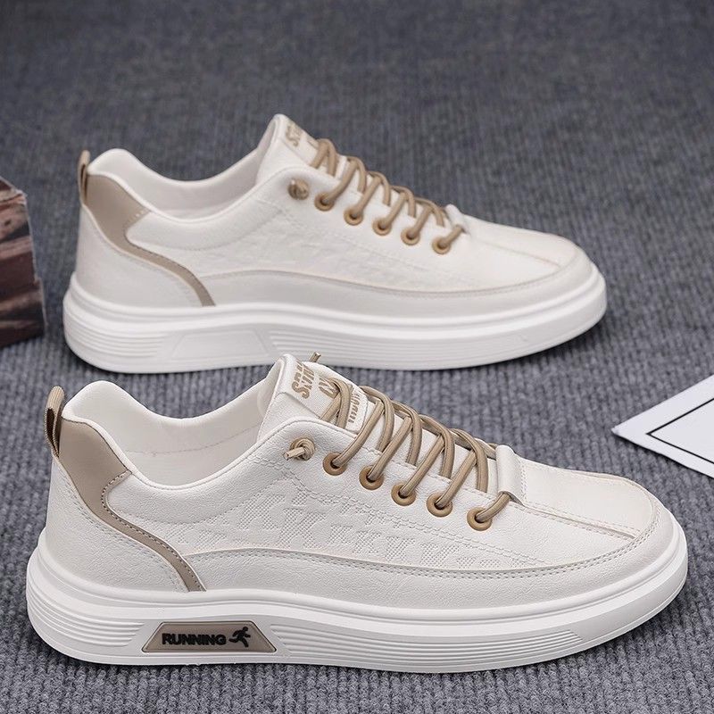 Summer Pilot Casual Shoes Sports Flat Shoes Non-slip Waterproof Little White Leather Shoes Spring