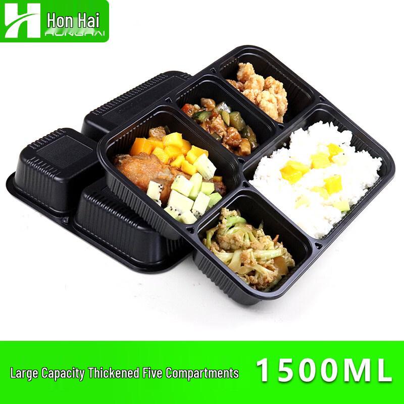 Eco-Friendly Disposable Meal Box with Lid