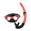 Customized Freediving Goggles Wet Snorkel Set Glass Lenses Small Volume Rubber Coated Universal Fit Mask Snorkeling Equipment