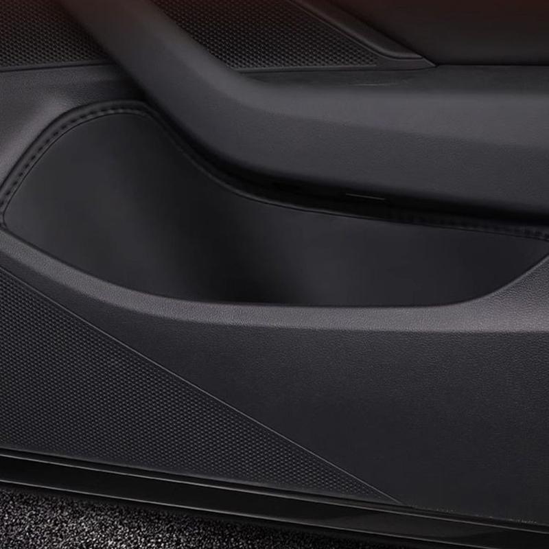 For Volkswagen Magotan Car Door Groove Storage Box Leather Door Slot Protective Pad Interior Decoration Modification Accessories
