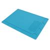Silicone Soldering Mat with 25cm Scale Prevent Slipping Watch Repair Work Pad for Workbench Parts