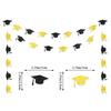 Graduation Season School Party Decoration 2M Doctor Hat Latte Glitter Decoration Flag Creative Modeling