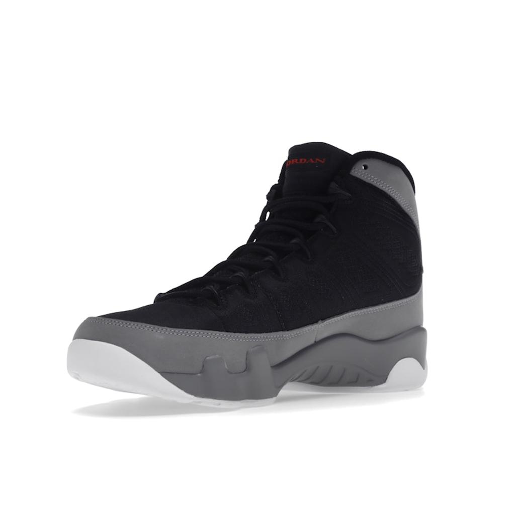Air Jordan 9 Retro Particle Grey Men Sneakers Black University-Red White CT8019-060