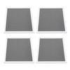 4PCS Stove Hood Vent Filter Fit for Broan Nutone Range Hood Aluminum Carbon Fiber Range Hood Grease Filter Replacement