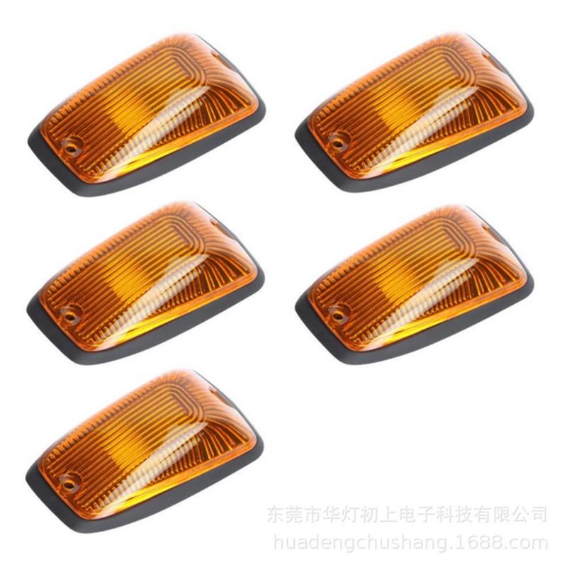 

Warning Light 12V Amber Compatible with Chevrolet GMC Pickup Truck Off Road Car Accessories Auto Parts Roof Driving Light White shell