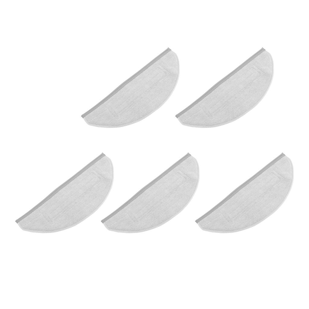 5 Stück Wischroboter Mopptuch Halbkreisförmige Faser Wischroboter Reinigungspads für Roborock S8 S7