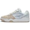 Li Ning Yuebai Denim Abrasion Resistant Breathable Low Top Skateboard Shoes Women's Blue White Brown AGCS427-6