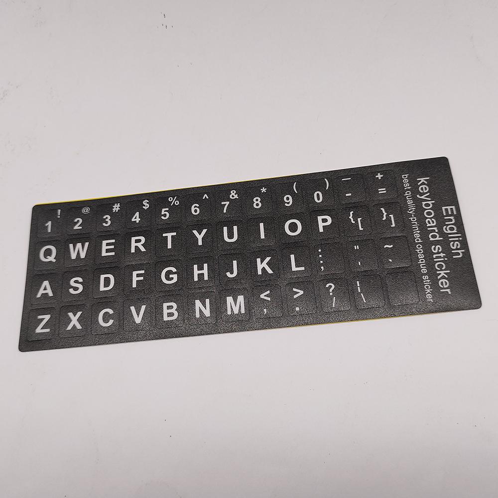 English Letters Keyboard Stickers For Notebook Computer Laptop Accessories Keyboard Covers Colourful Waterproof And Austproof