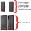 Carbon Fiber Leather Case for Samsung Galaxy S26 S25 S24 S23 Ultra S22 S21 S20 FE S10 Plus Note 20 + Business Wallet Card Cover