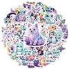 35pcs-70pcs Cartoon Cute Creatures Stickers Whimsical Animals  Stickers Stationery Stickers For Suitcase Fridge Phone DIY