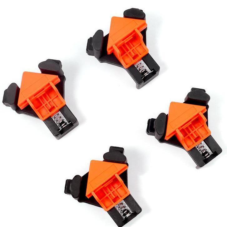 Набор из 4 многофункциональных столярных струбцин под прямым углом 90° для фоторамок