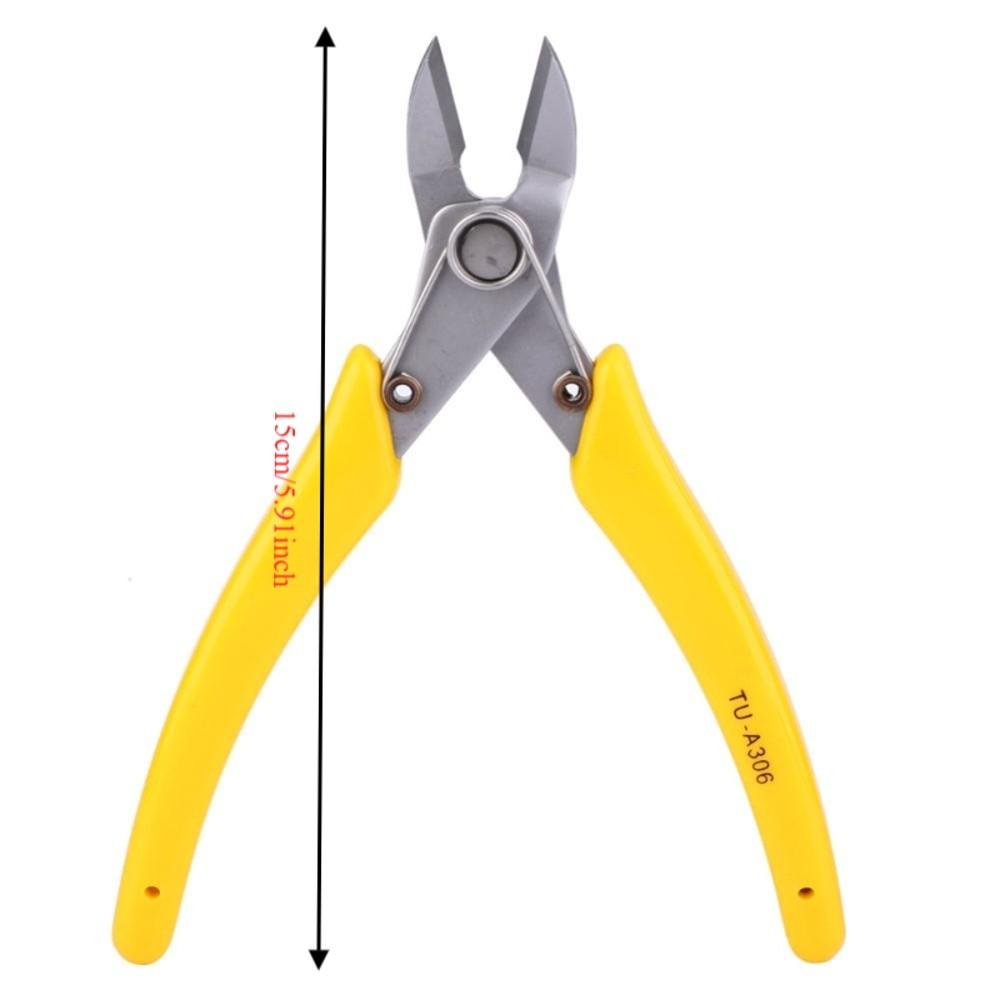 Stainless Steel Wire Cutter 6 Inches Side Cutter Cable Cutting Pliers Electronics Cutting
