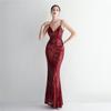 Rochie de petrecere cu paiete Rochie de seara subtire pentru banchet