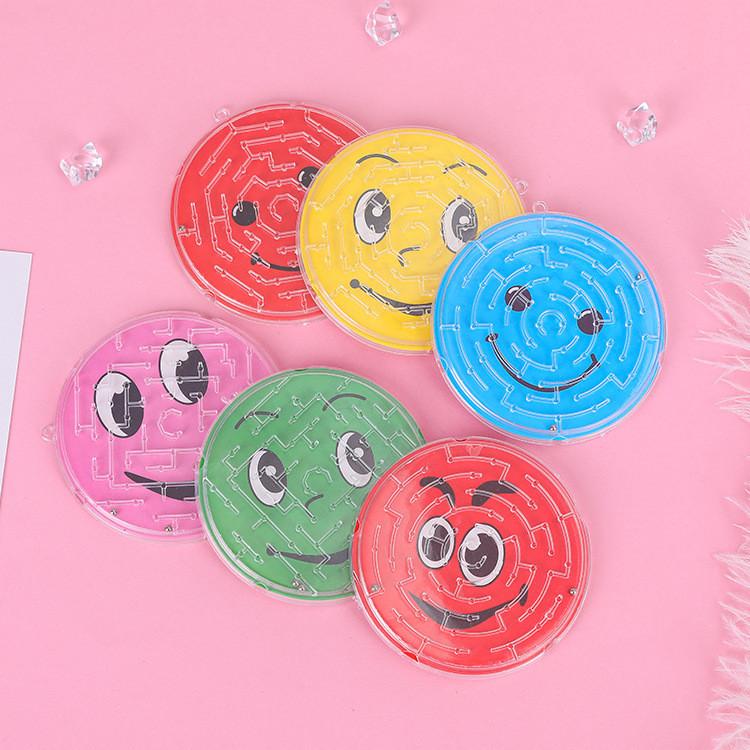 Childrens Plastic Brain Teaser Puzzle With Smile Face Maze For Kids Educational Play